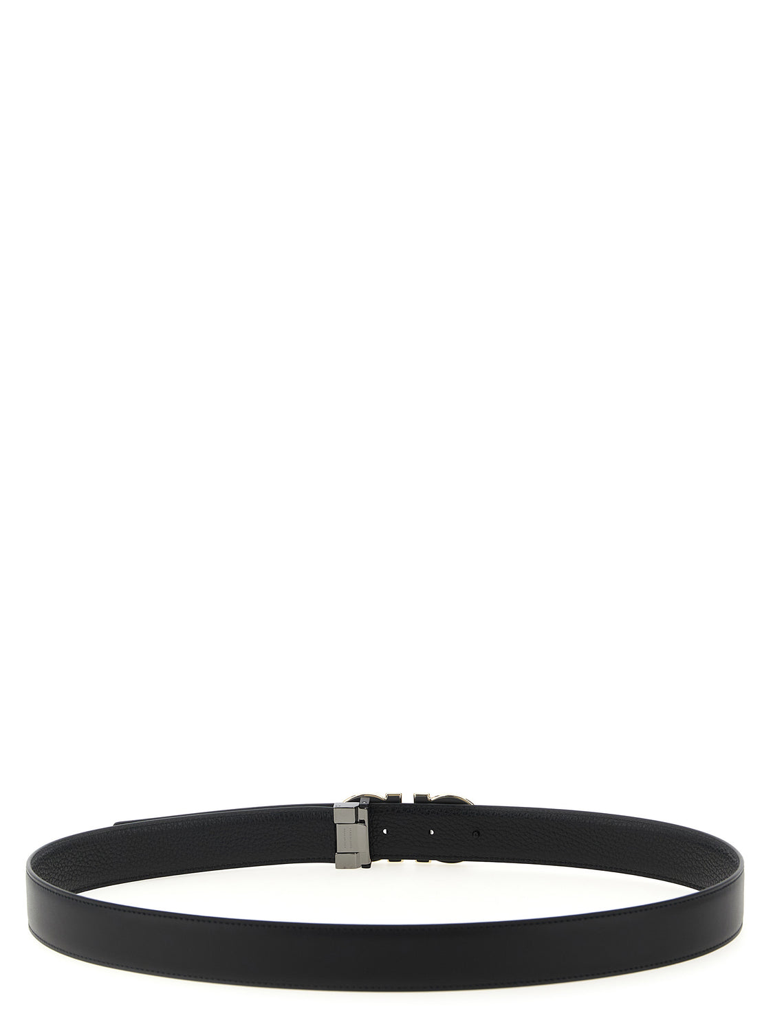 Black Calfskin Regular Belt