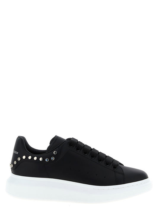 Black Calfskin Chunky Sneakers