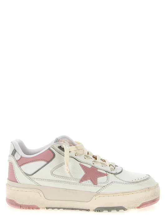 Multicolor Leather Athletic Sneakers