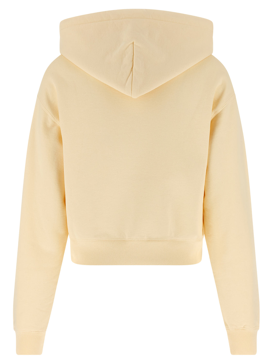Beige Cotton Hoodie