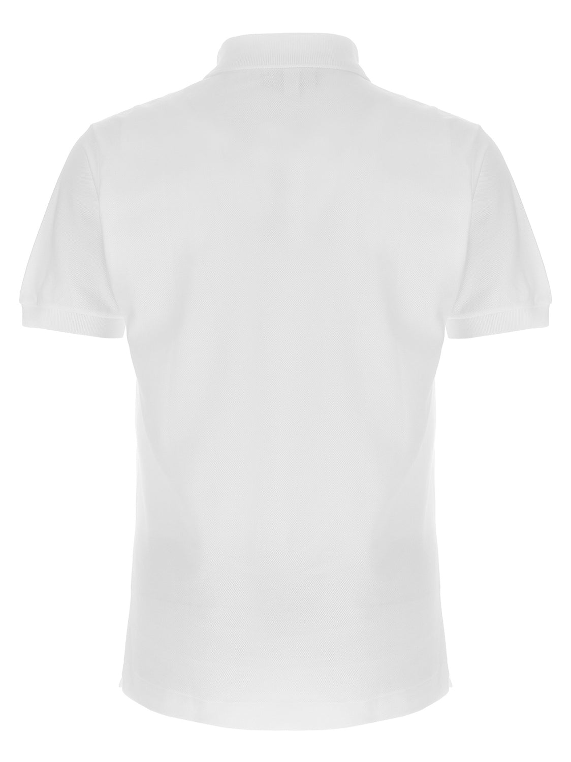 White Cotton Polo Shirt