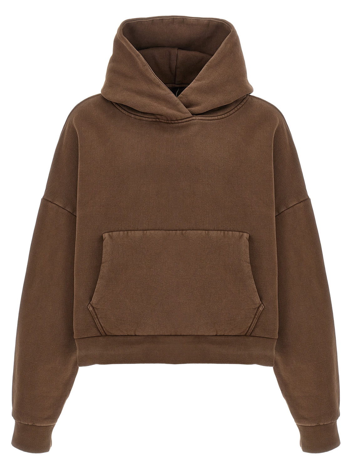 Brown Cotton Sweatshirt