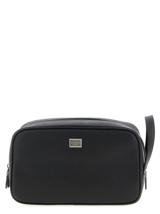 Black Calfskin Leather Wallet