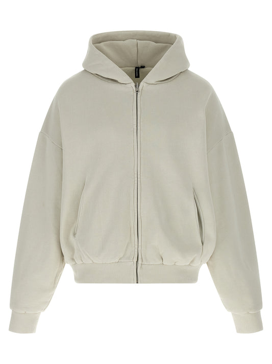 White Cotton Sweatshirt