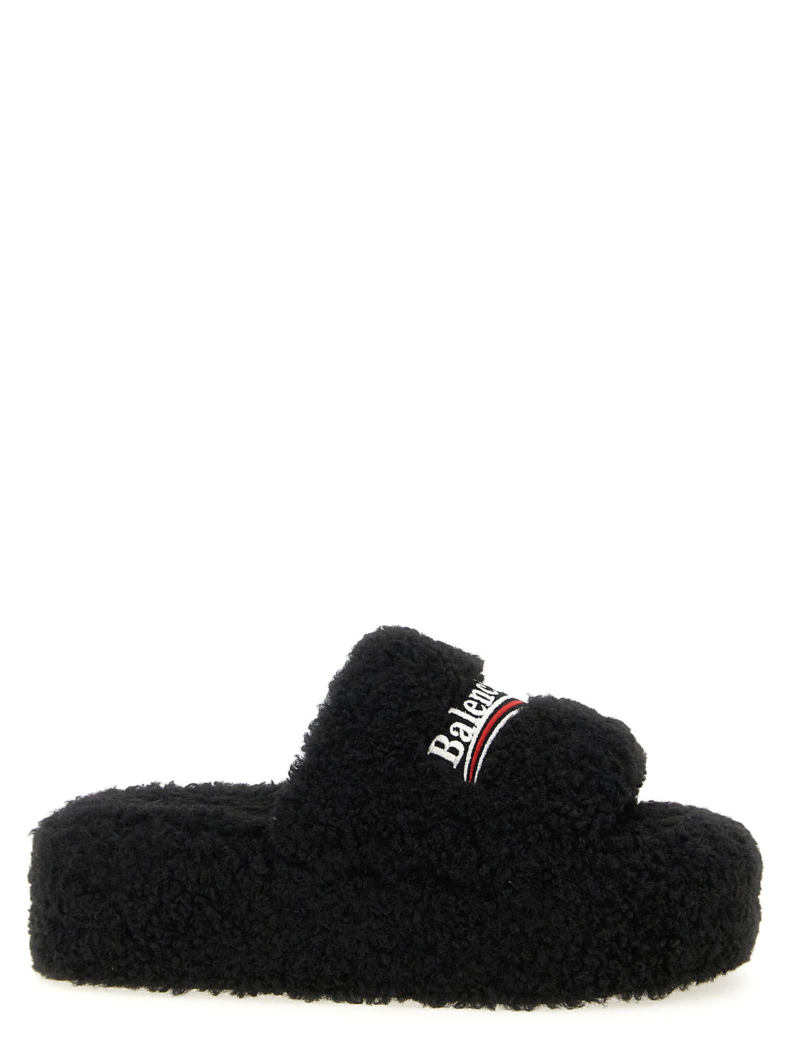Black Polyester Slides