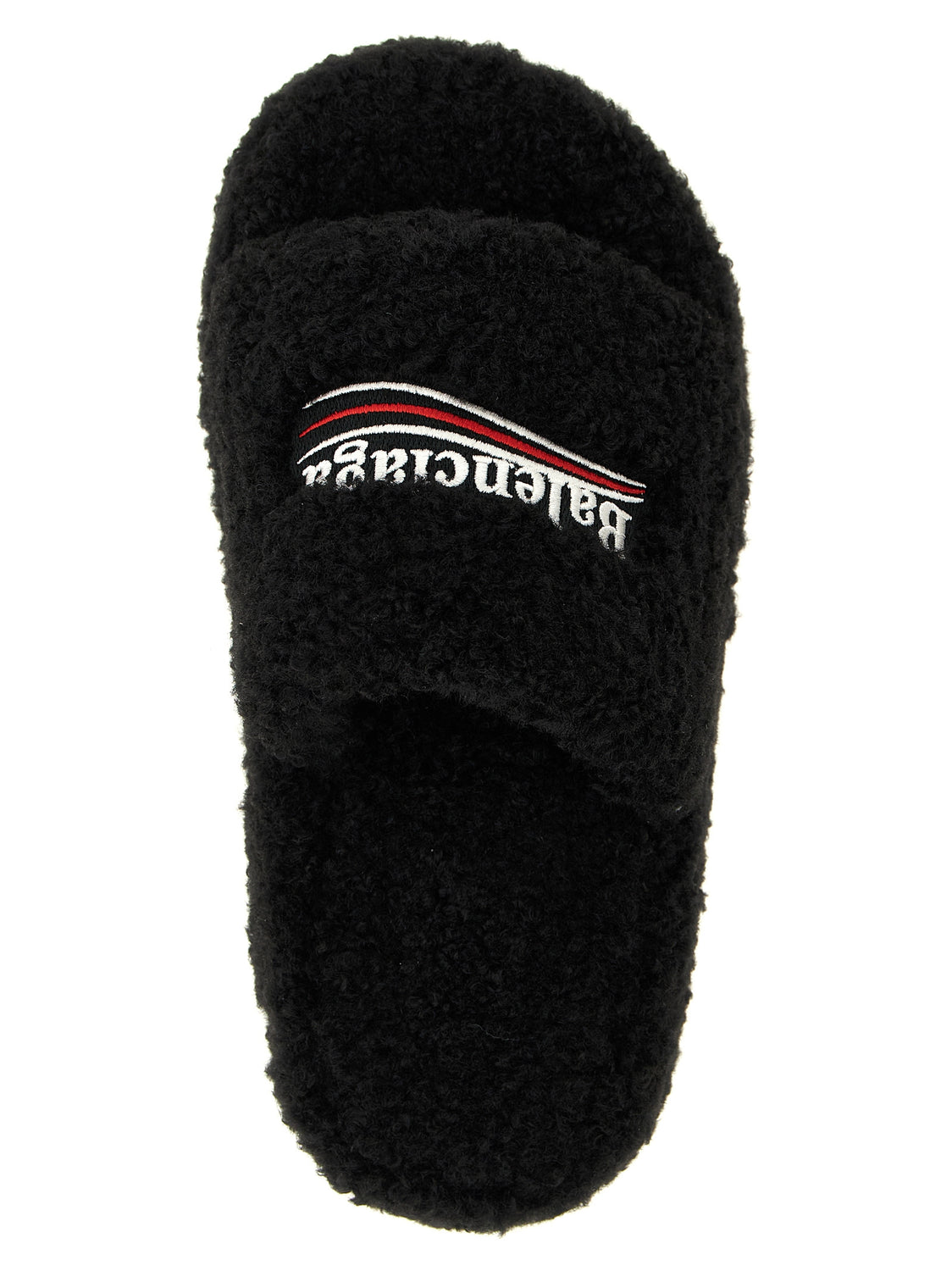 Black Polyester Slides