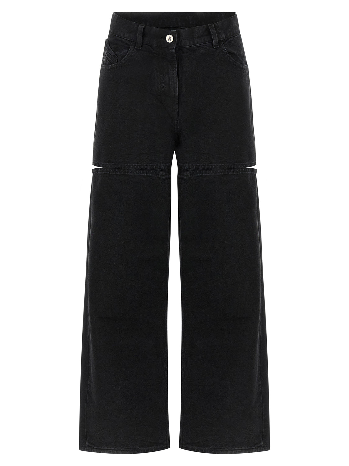 Black Cotton Jeans Denim
