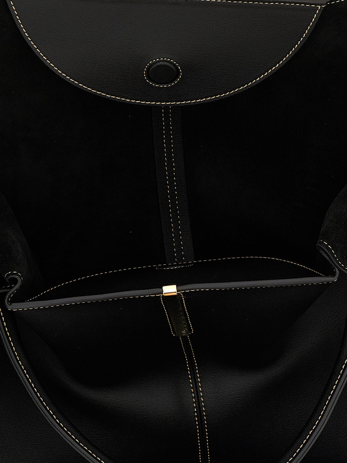 Black Calfskin Tote Bag