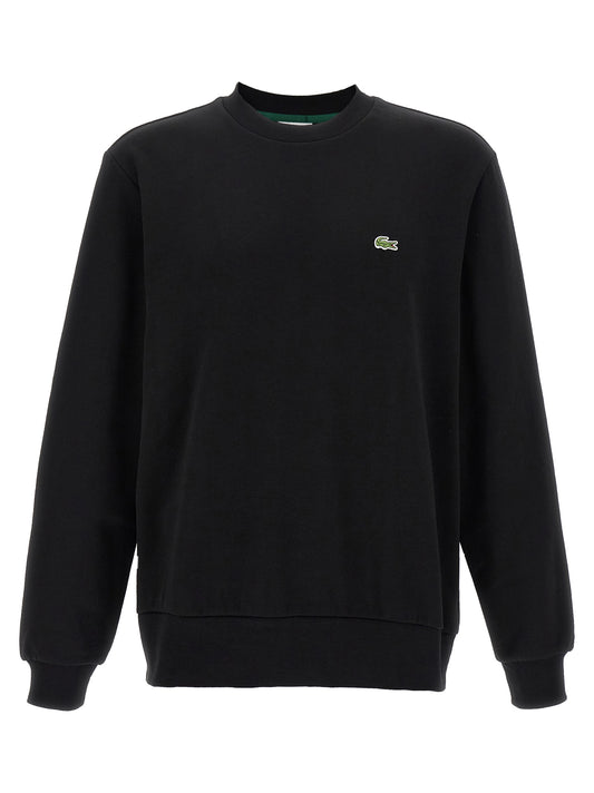 Black Cotton Sweatshirt