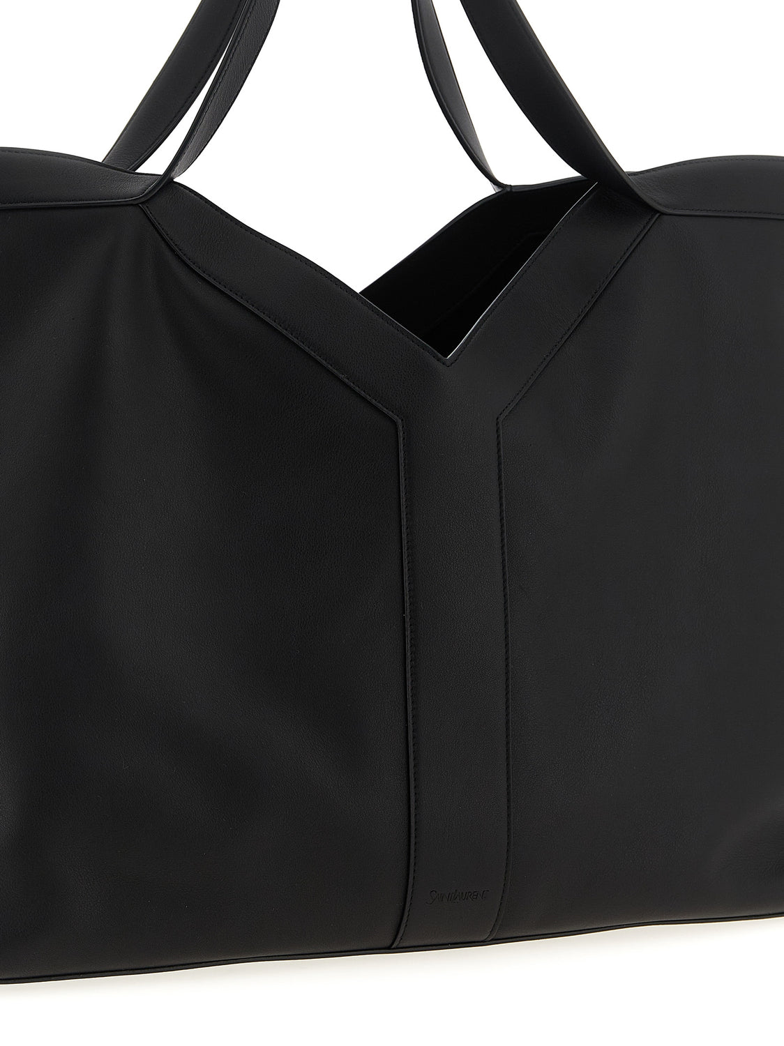 Black Calfskin Tote Bag