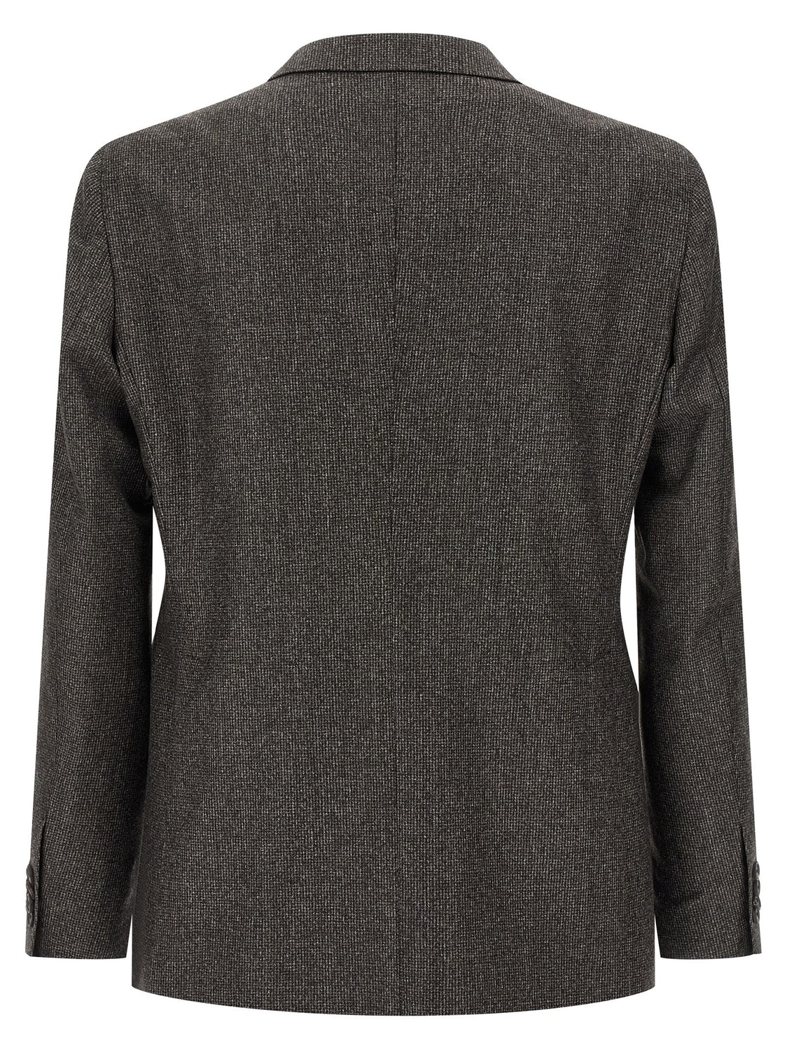 Brown Virgin Wool Two-Piece Suit