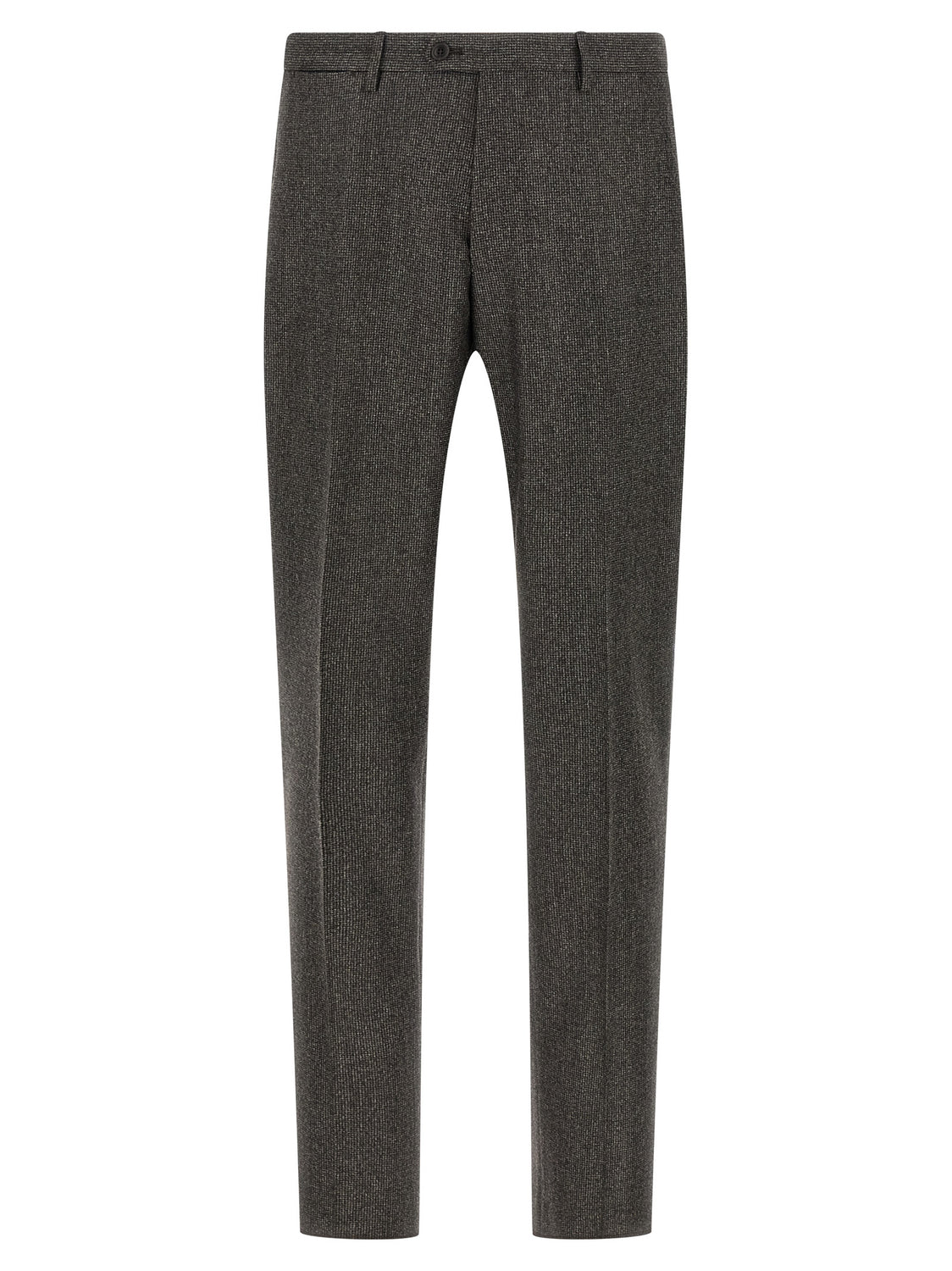 Brown Virgin Wool Two-Piece Suit