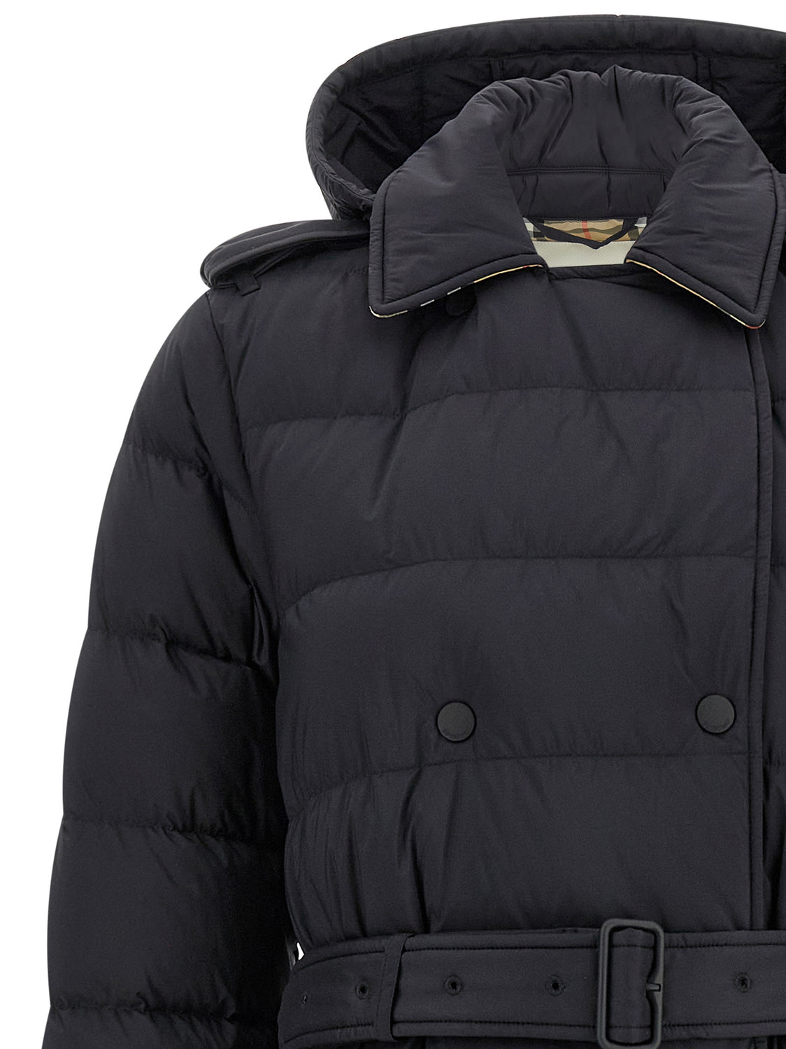Black Polyamide Coat