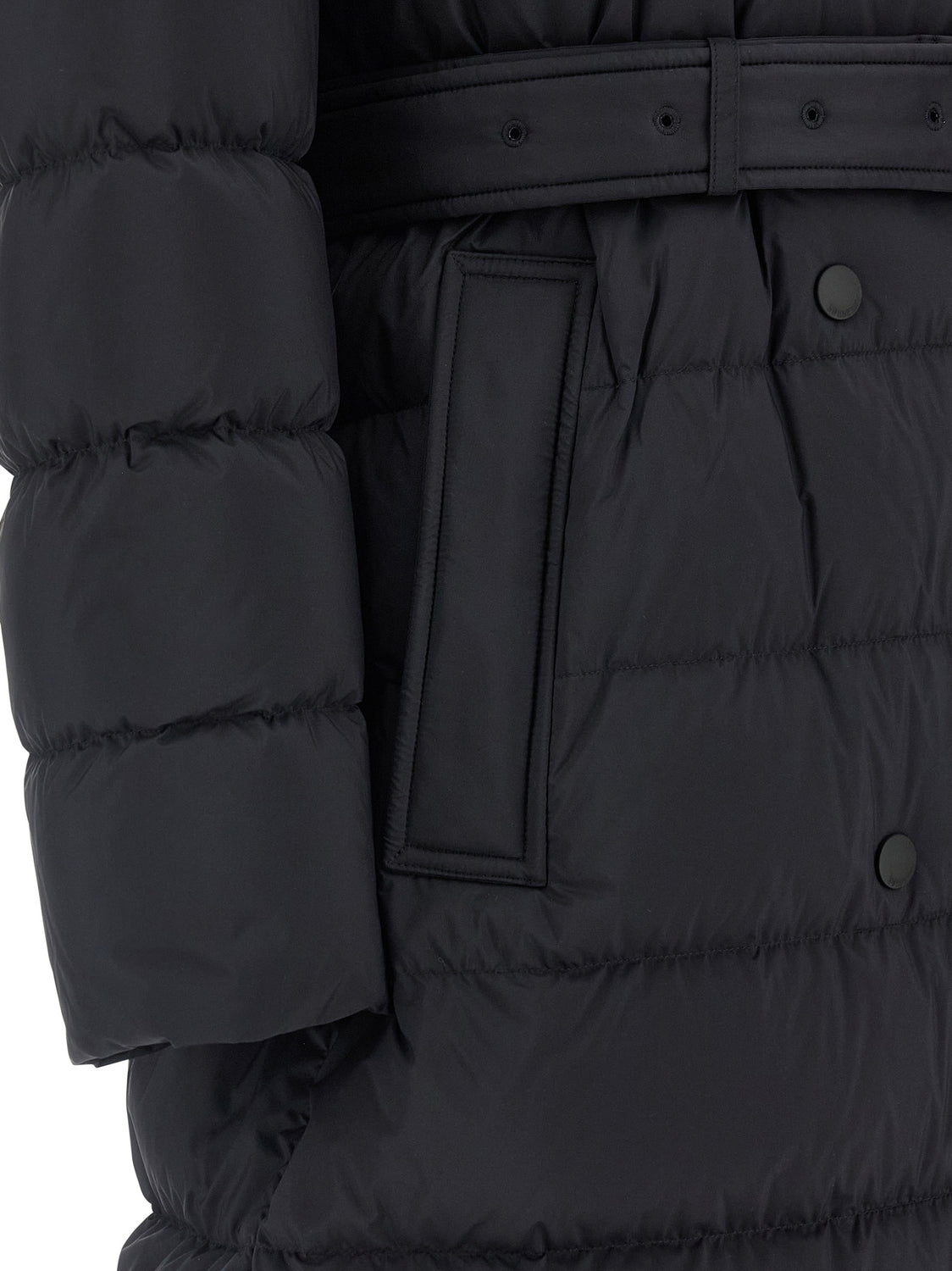 Black Polyamide Coat