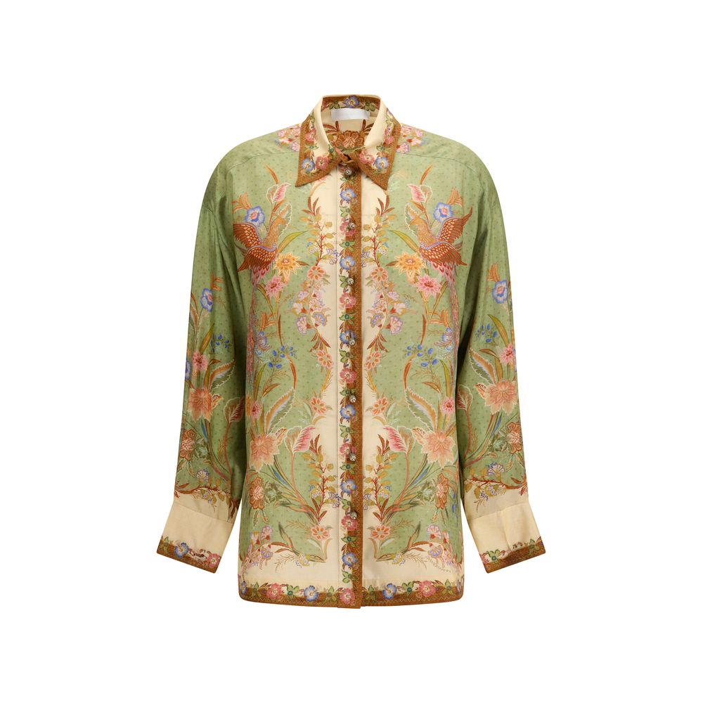 Multicolor Silk Pattern Shirt