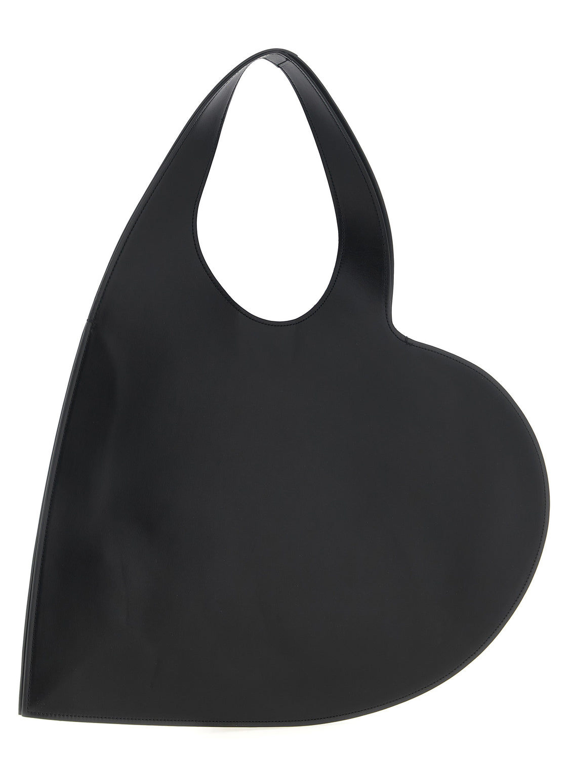 Black Cowhide Shoulder Bag