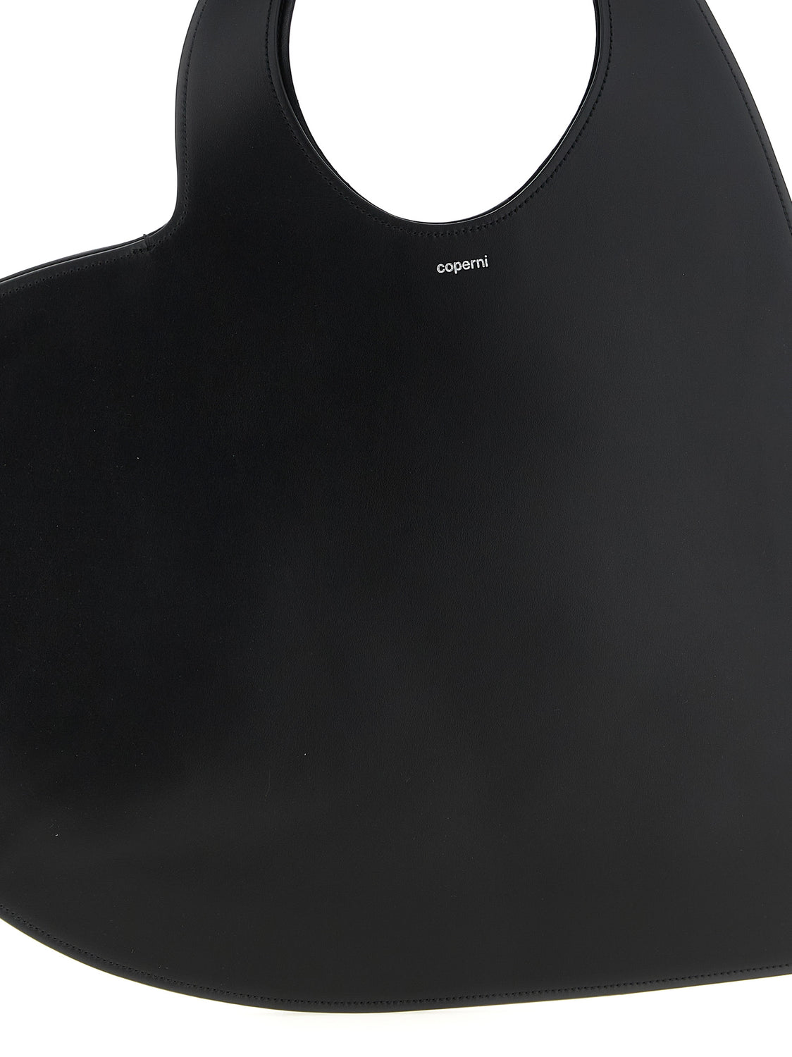 Black Cowhide Shoulder Bag