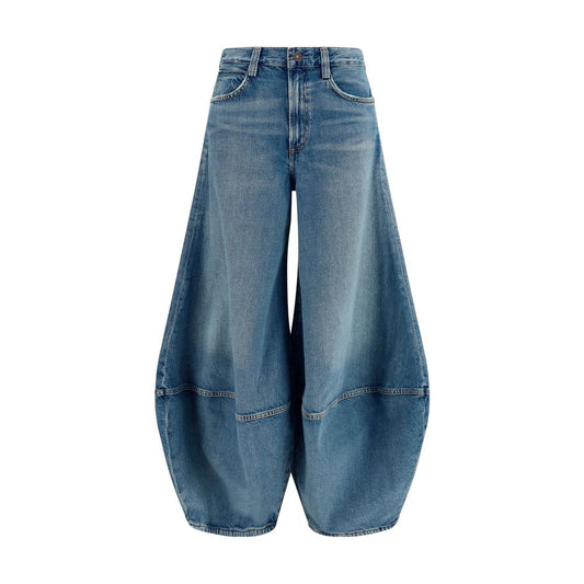 Blue Cotton Relaxed Fit Jeans