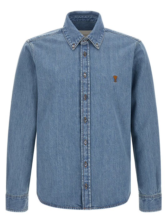 Blue Cotton Blouse