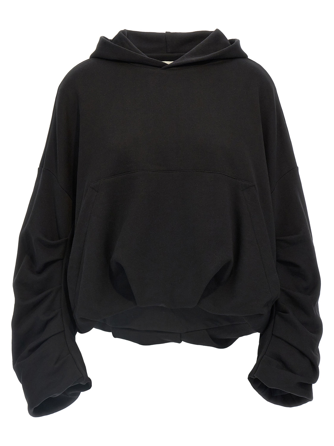 Black Cotton Sweatshirt