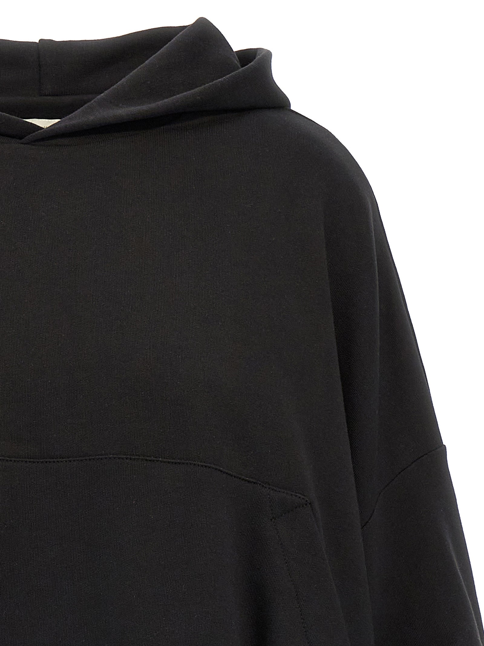 Black Cotton Sweatshirt