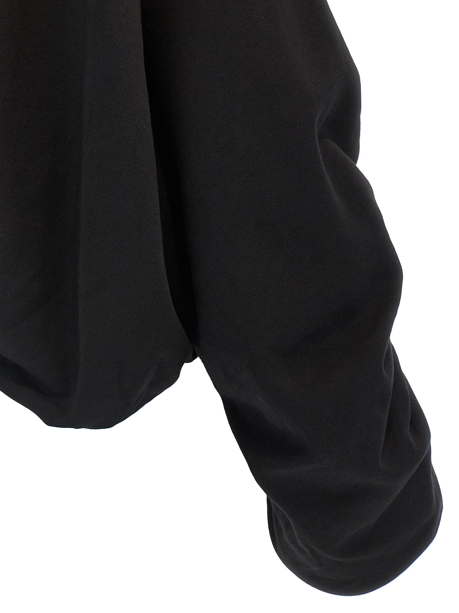Black Cotton Sweatshirt