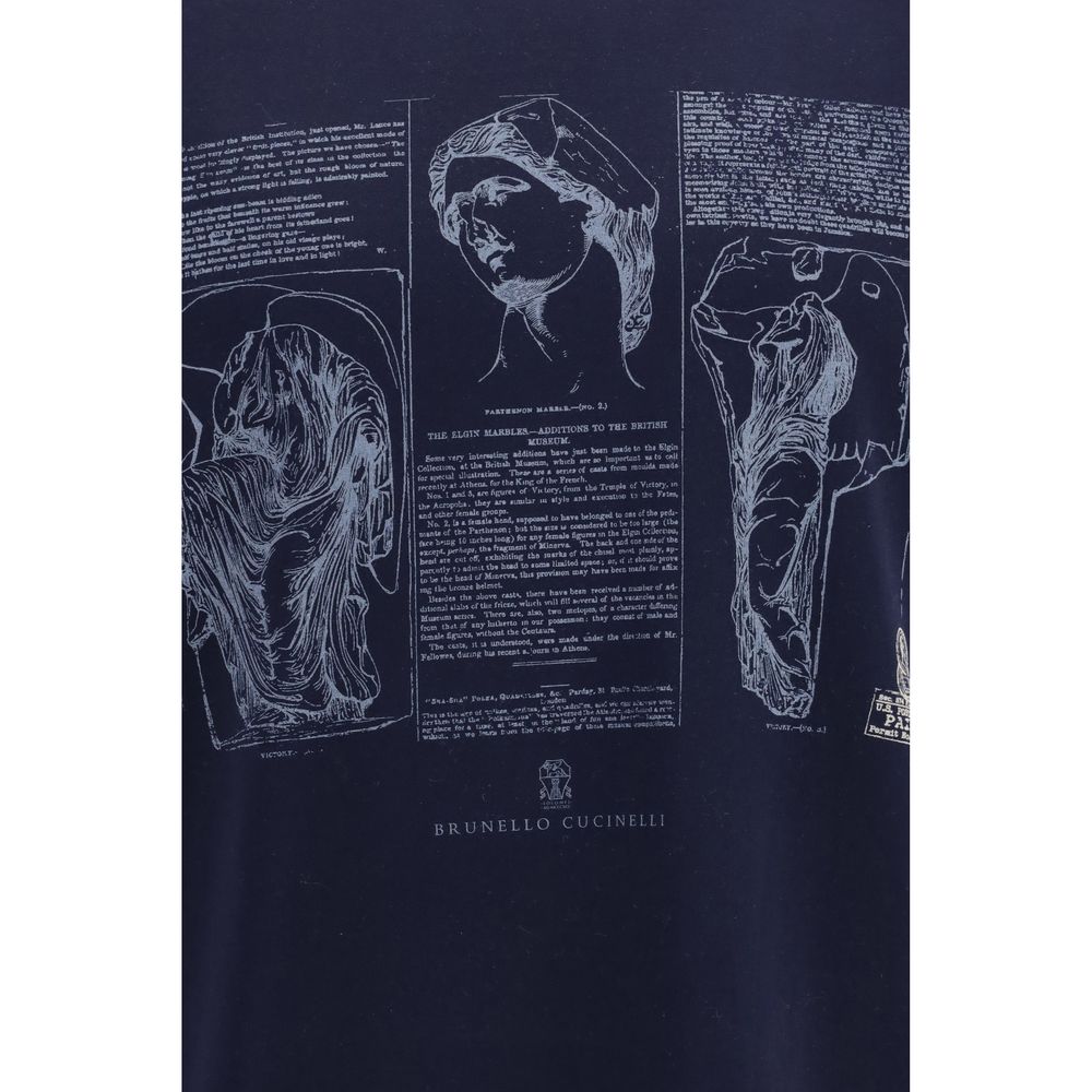 Blue Cotton T-Shirt