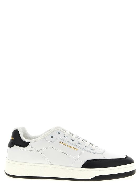 Bicolor Calfskin Low Top Sneakers