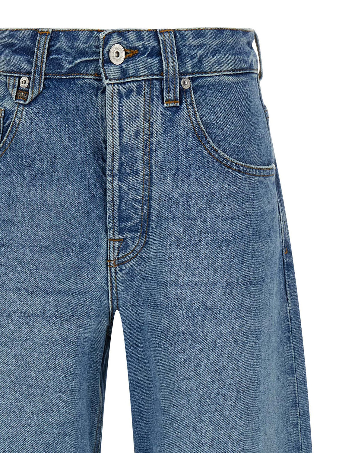 Blue Cotton Jeans Denim