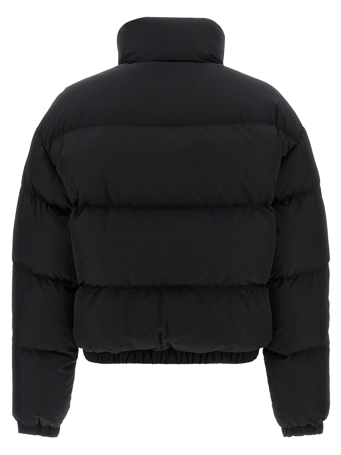 Black Nylon Full-Length Jacket