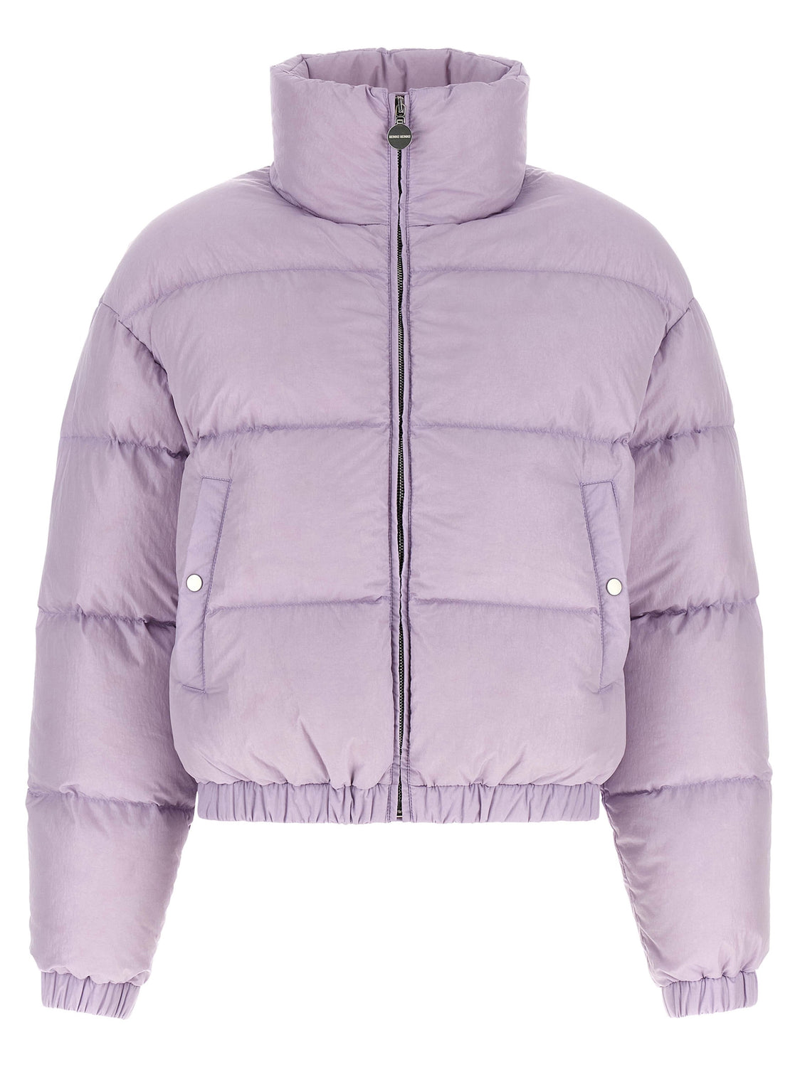 Purple Nylon Full-Length Jacket