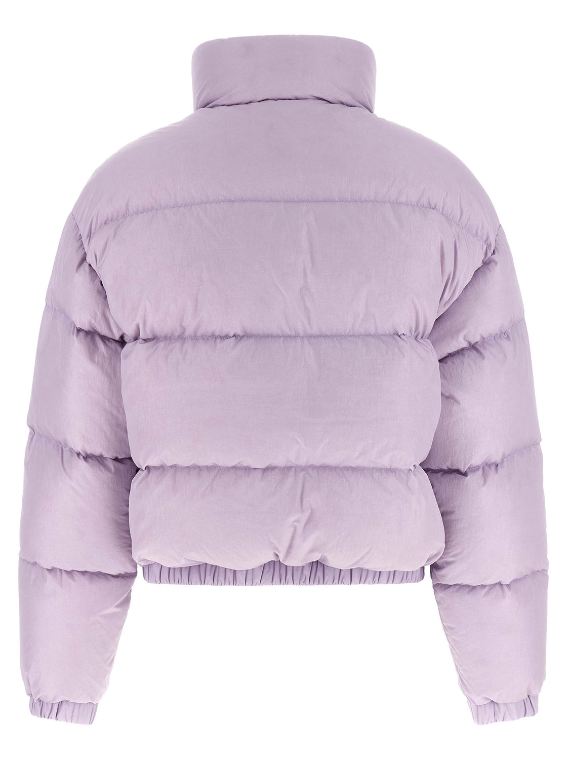 Purple Nylon Full-Length Jacket