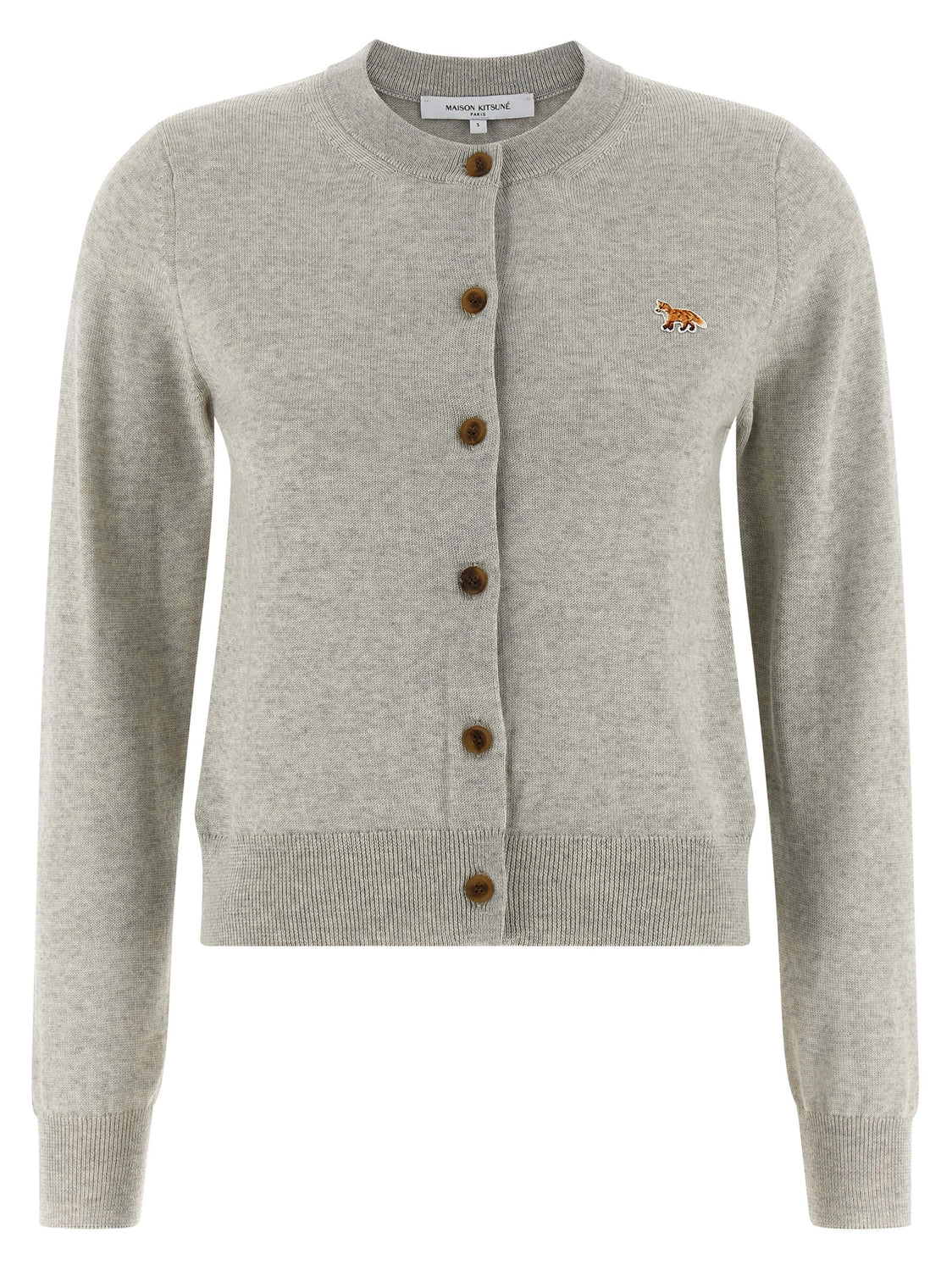 Gray Virgin Wool Cardigan