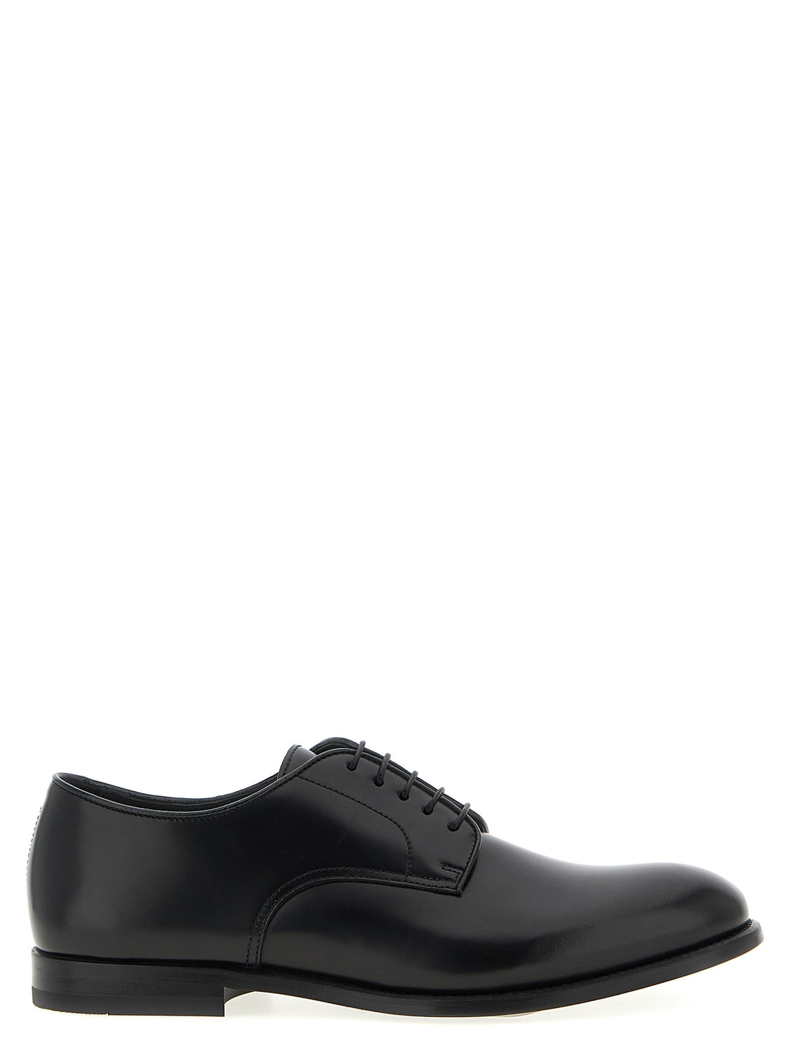 Black Calfskin Oxfords And Derbies