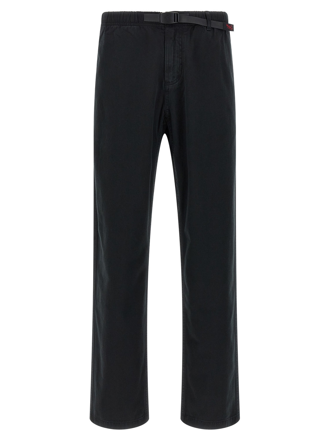 Black Cotton Casual Pants