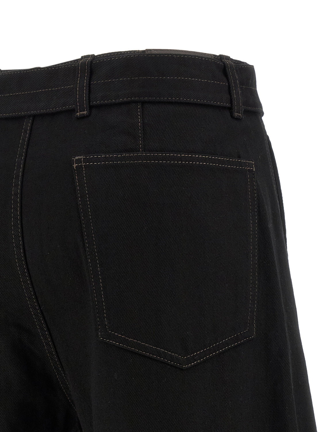 Black Cotton Jeans Denim