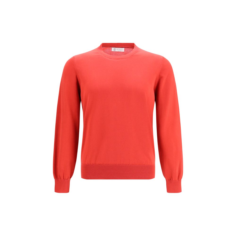 Red Cotton Sweatshirt
