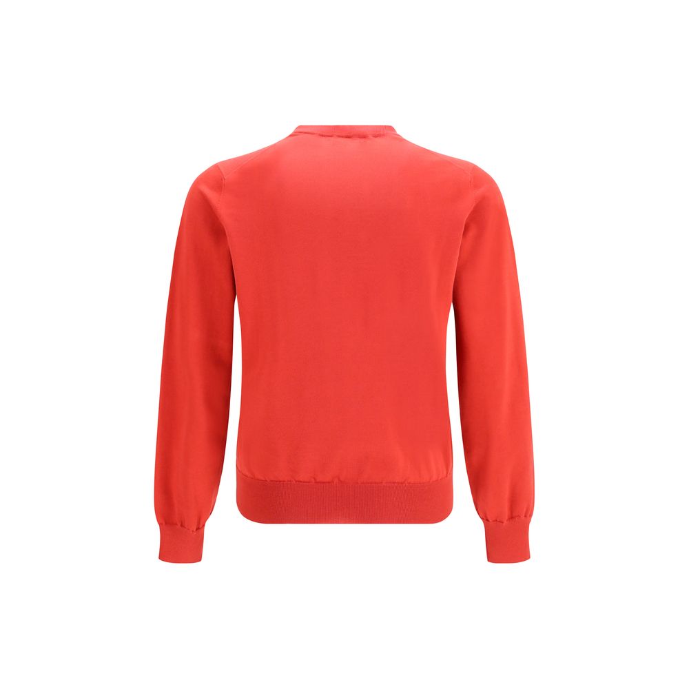 Red Cotton Sweatshirt