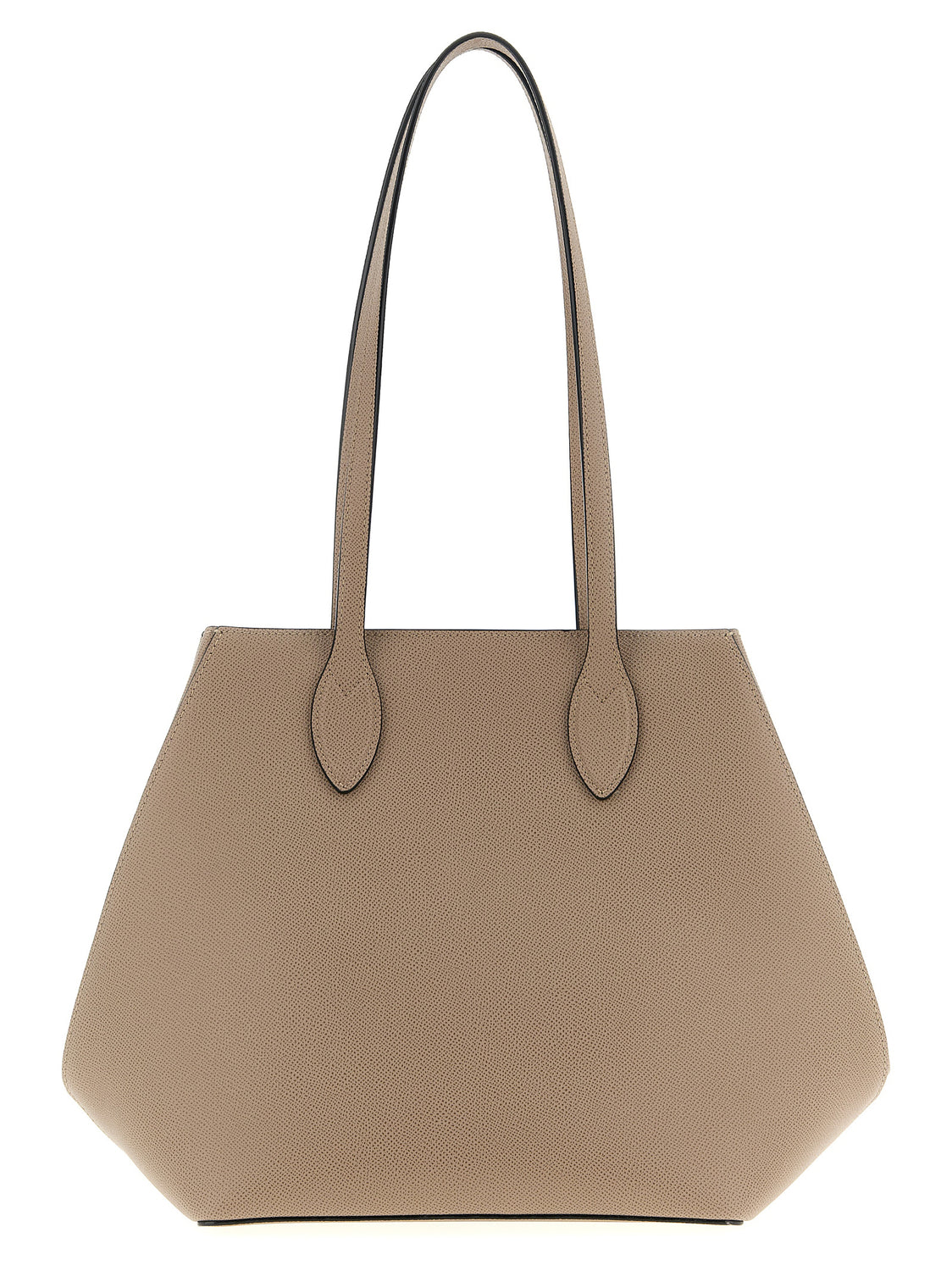 Beige Calfskin Tote Bag