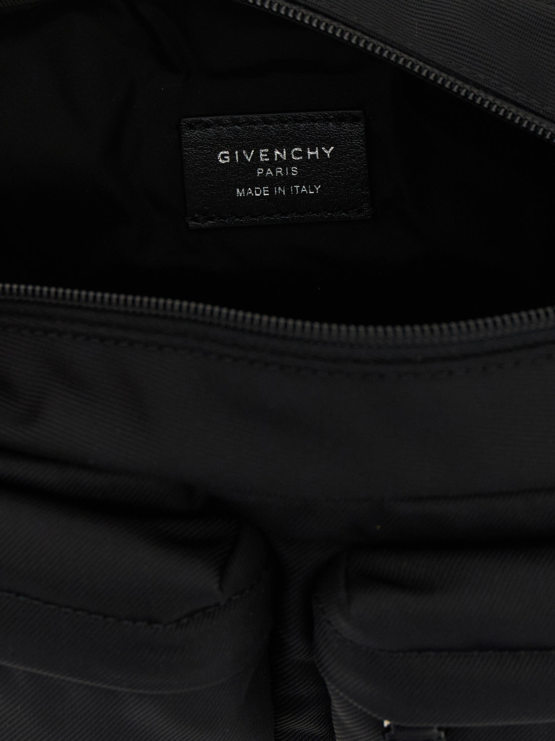Black Polyamide Crossbody Bag