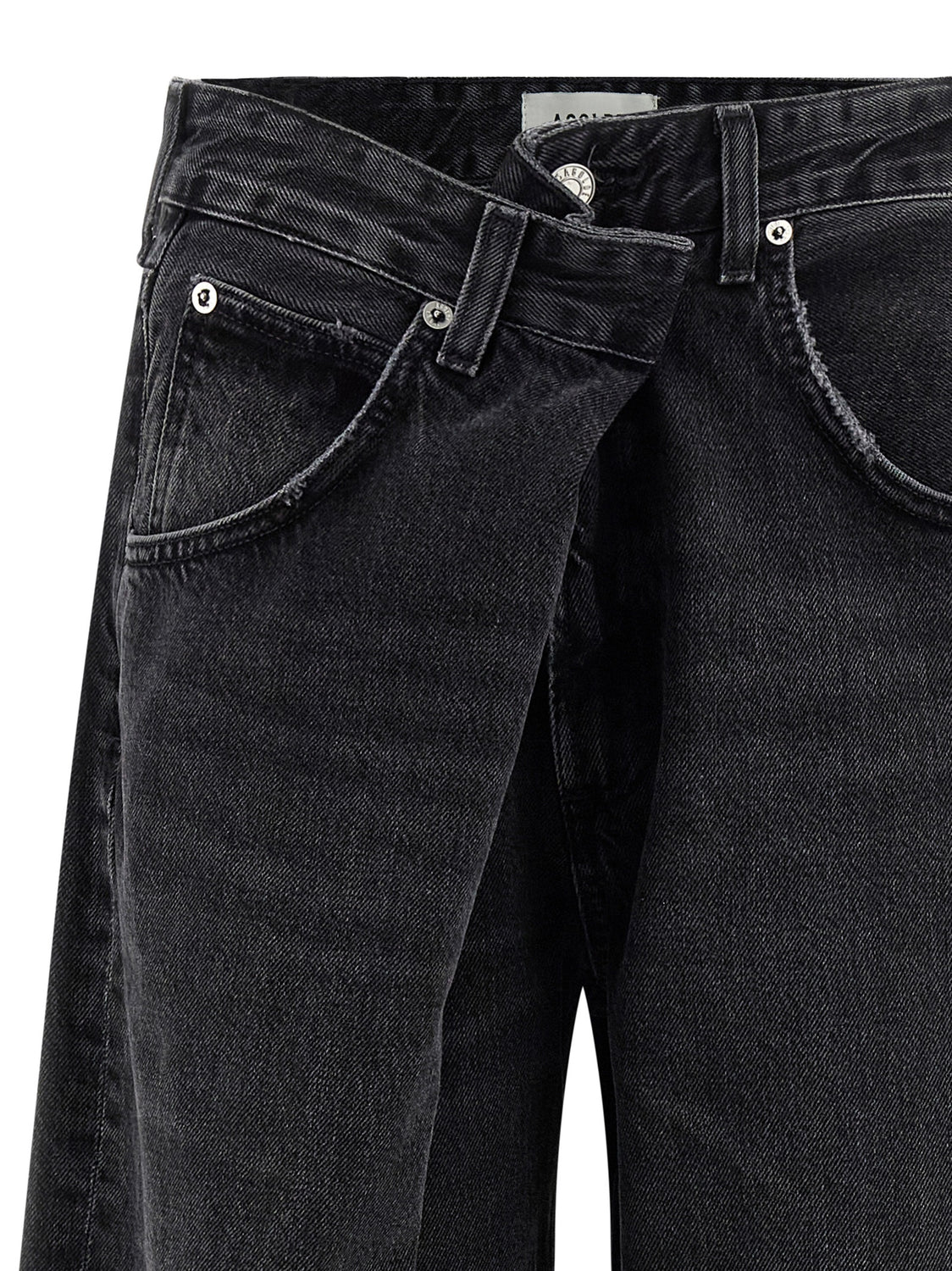 Black Cotton Jeans Denim