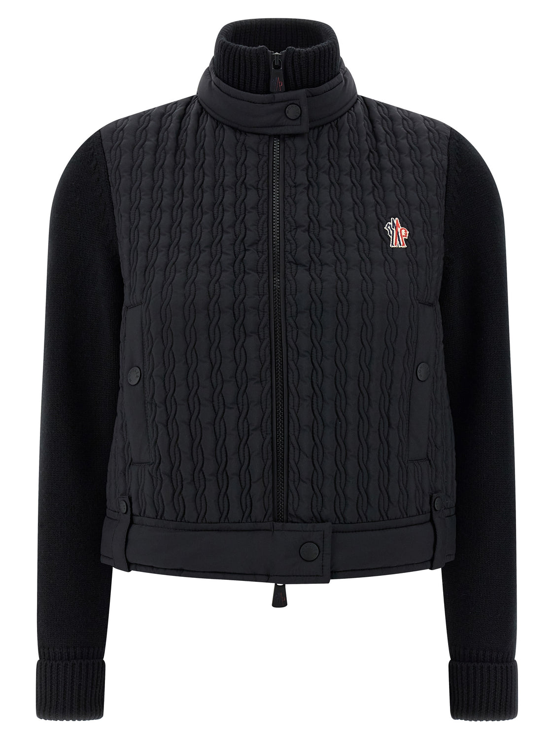 Black Polyamide Cardigan