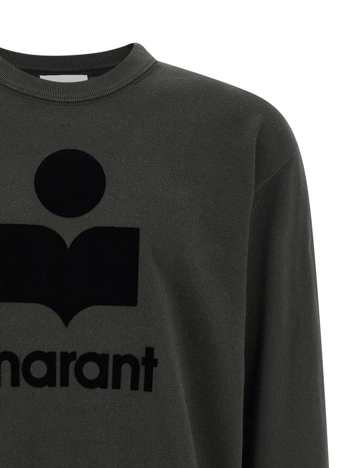 Black Cotton Sweatshirt