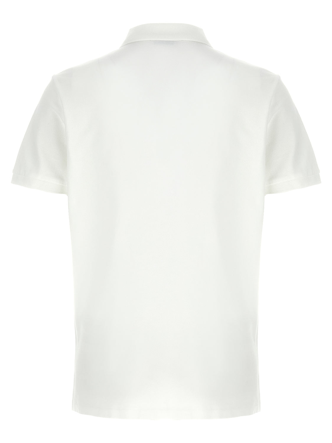 White Cotton Polo Shirt