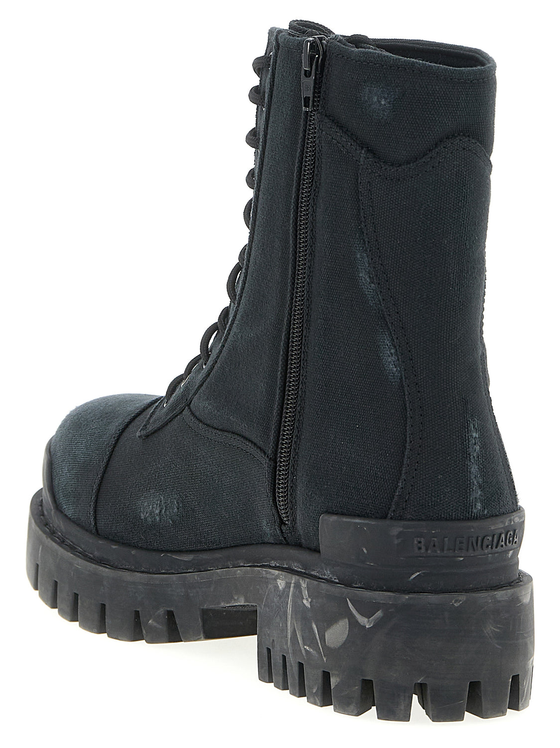Black Cotton Chelsea Boots