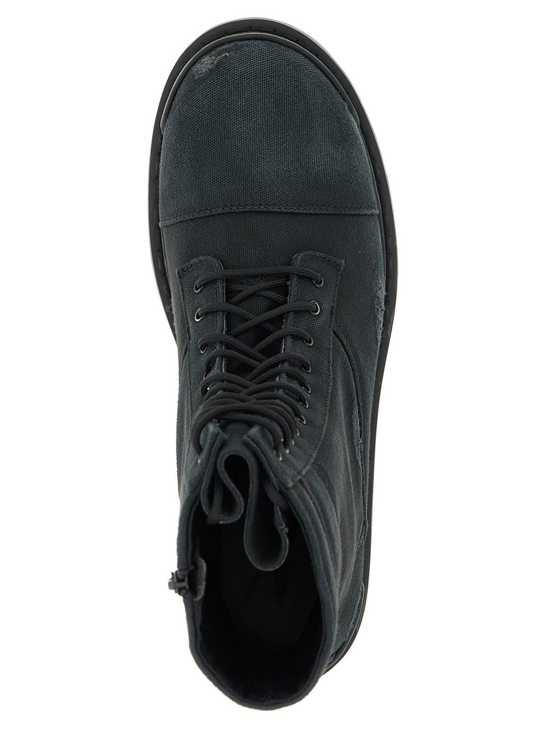 Black Cotton Chelsea Boots