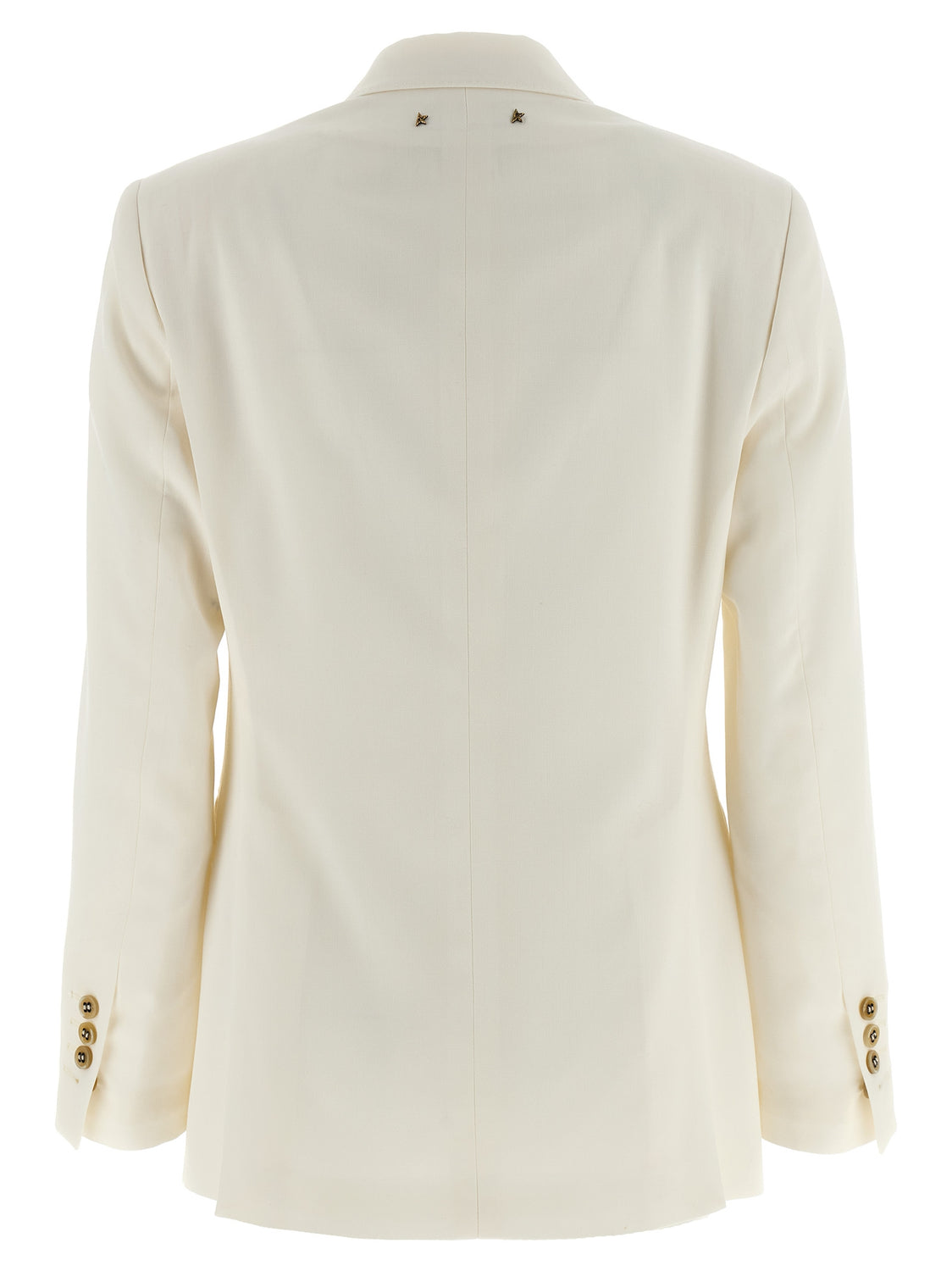 White Polyester Blazer