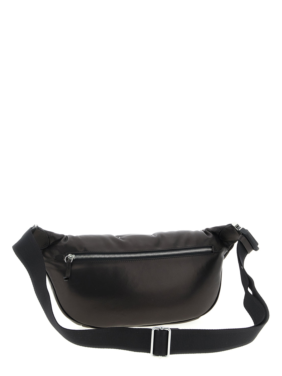 Black Lambskin Crossbody Bag
