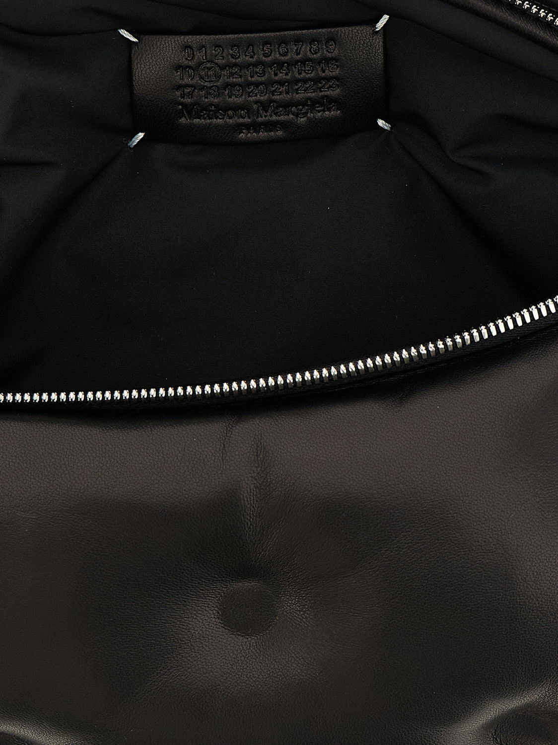 Black Lambskin Crossbody Bag
