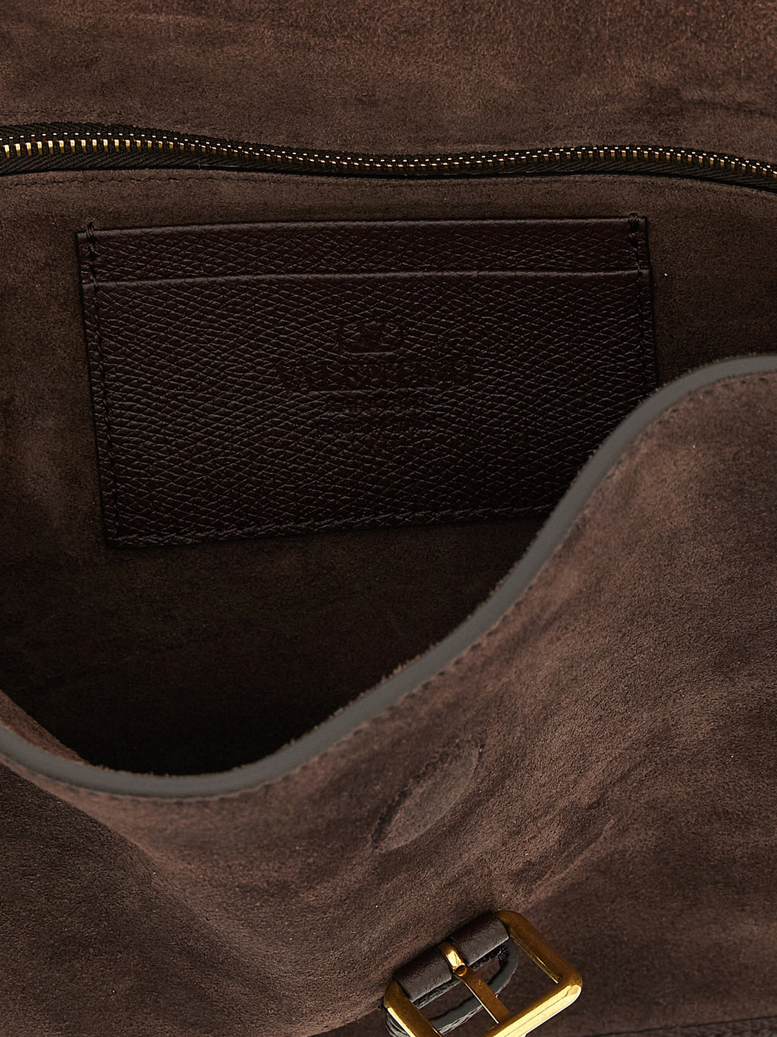 Brown Cowhide Crossbody Bag